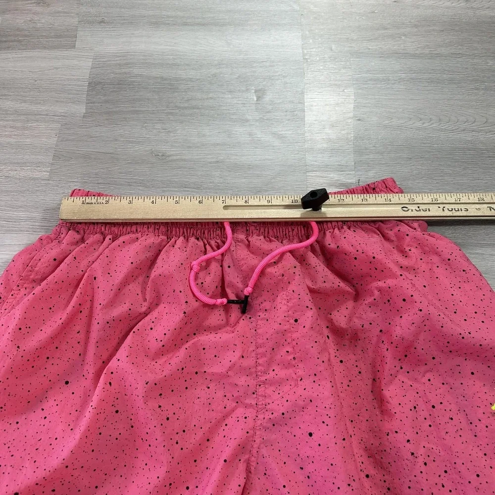 Jordan Swim Trunks Shorts Mens 2XL Pink Speckle Jumpman Lined Mesh Drawstring